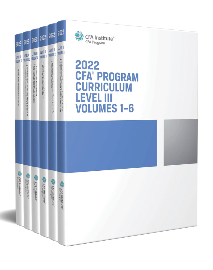 2022 CFA program curriculum level iii box set Ebook